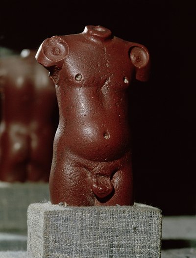 Torso masculino, de Mohejo-Daro, Valle del Indo, Pakistán, 3000-1500 a.C. de Harappan